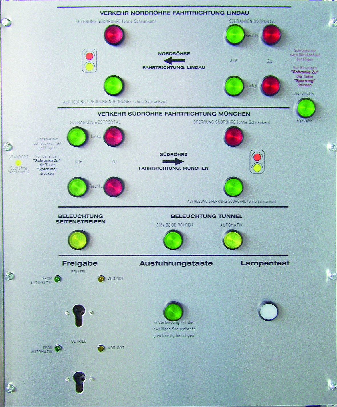 Sonderverteilung / Bedien- und Steuertableau